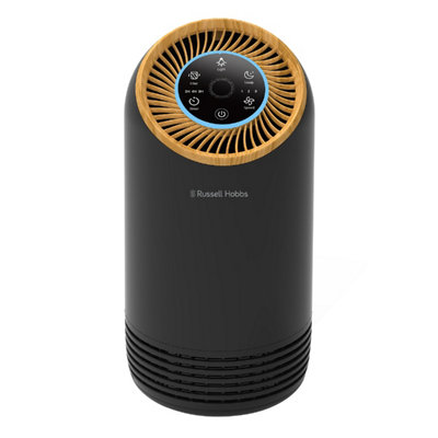 Russell Hobbs RHAP1031WDB, Clean Air Compact 2 Air Purifier in Wood & Black