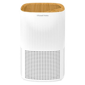 Russell Hobbs RHAP1032WDW, Clean Air Mini Aroma Air Purifier in Wood & White