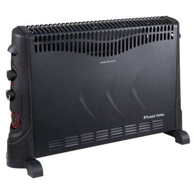 Russell Hobbs RHCVH4002B 2kW Convection Heater with Timer in Black