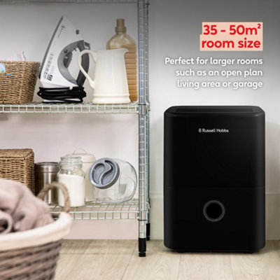 Russell Hobbs RHDH2002B 20L Dehumidifier in Black - 7