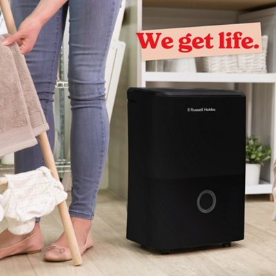 Russell Hobbs RHDH2002B 20L Dehumidifier in Black - 5