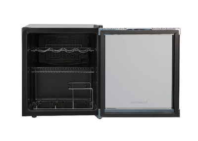 Russell Hobbs RHGWC1B-C Black Glass Door Drinks & Wine Cooler