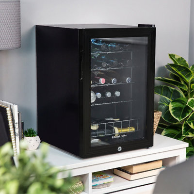 Russell Hobbs RHGWC4B-LCK 20 Bottle Lockable Wine Cooler in Black - 7