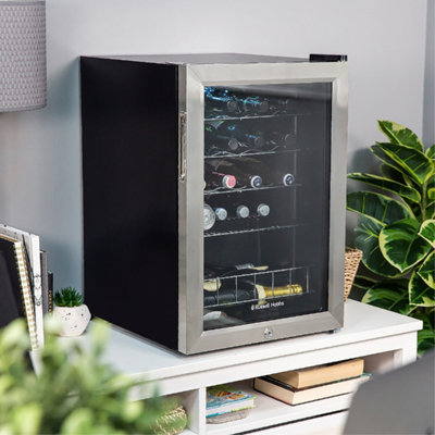 Russell Hobbs RHGWC4SS-LCK 20 Bottle Lockable Wine Cooler in Stainless Steel - 7