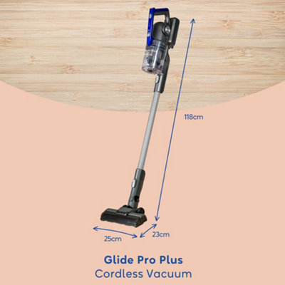 Russell Hobbs RHHS4101, Glide Pro Plus Cordless Stick Vacuum in Grey & Blue