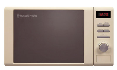 Russell Hobbs RHM2064C Legacy 800W 20 Litre Cream Digital Microwave