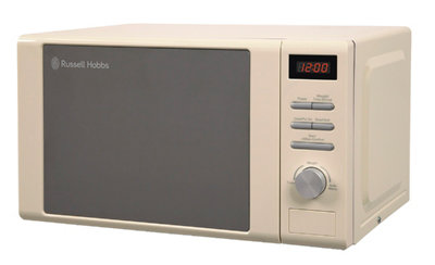 Buy RUSSELL HOBBS Retro RHM2044C Compact Solo Microwave - Cream