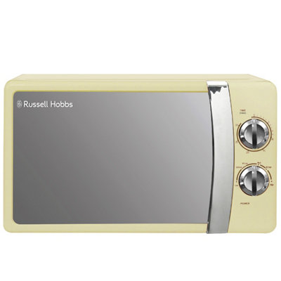 Russell Hobbs RHMM701C-N Colours Plus 17 Litre Cream Manual Microwave