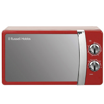 Russell Hobbs RHMM701R-N Colours Plus 17 Litre Red Manual Microwave