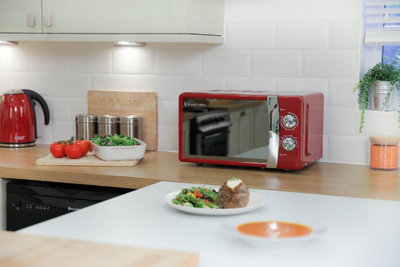 Russell Hobbs Colours Plus, Toaster, red : : Home & Kitchen