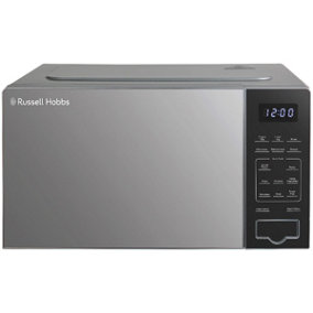 Russell Hobbs RHMT2005S Compact Digital Microwave with Touch Control, 20L, Silver