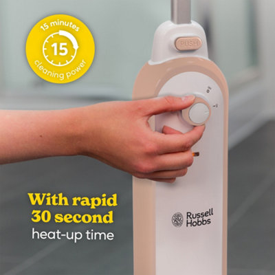 Russell Hobbs RHSM1001BP-G Steam & Clean Steam Mop in Blush Pink - 5