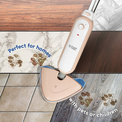 Russell Hobbs RHSM1001BP-G Steam & Clean Steam Mop in Blush Pink - 8