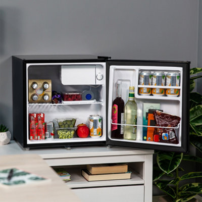 Russell Hobbs RHTTLF1B-LCK Lockable Table Top Fridge in Black