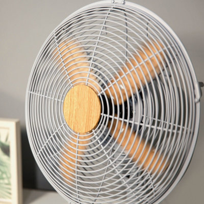 Russell Hobbs Scandi Desk Fan 12 Inch Grey and Wood Effect RHMDF1201WDG - 5