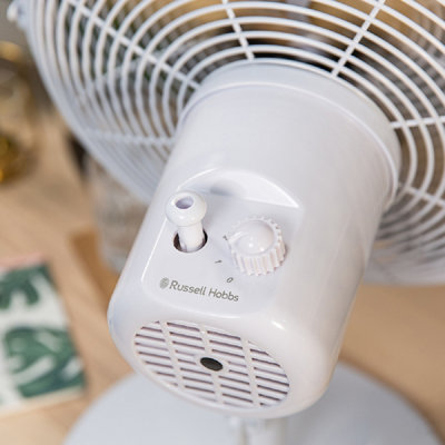 Russell Hobbs Scandi Desk Fan 12 Inch White and Wood Effect RHMDF1201WDW - 6