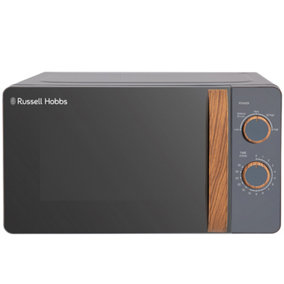 Russell Hobbs Scandi Microwave 17 Litre 700W Grey Wood Effect Manual RHMM713G-N