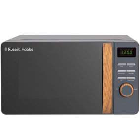 Russell Hobbs Scandi Microwave 17 Litre 700W Matt Grey Wood Effect Digital RHMD714G-N