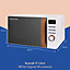 Russell Hobbs Scandi Microwave 17 Litre 700W White Wood Effect Digital RHMD714-N