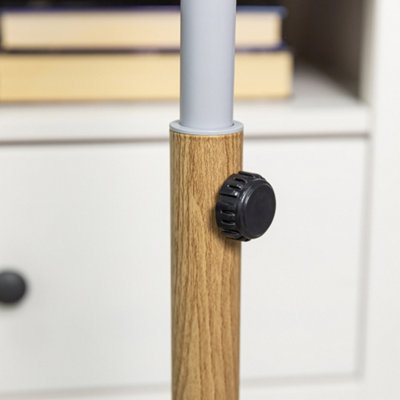 Russell Hobbs Scandi Pedestal Fan 16 Inch Grey and Wood Effect RHMPF1601WDG - 5