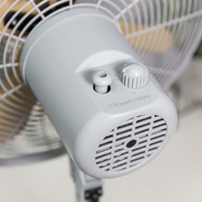 Russell Hobbs Scandi Pedestal Fan 16 Inch Grey and Wood Effect RHMPF1601WDG - 6