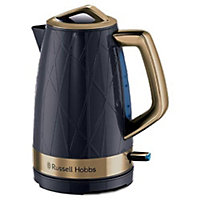 Russell Hobbs Structure Ombre Blue & Brass 1.7L Kettle