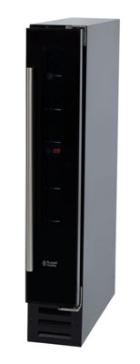 Russell Hobbs Wine Cooler 7 Bottle Black Glass Freestanding & Built In RHBI7WC1 - 9