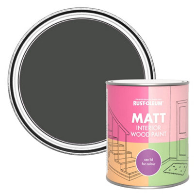 Rust-Oleum After Dinner Matt Interior Wood Paint  750ml