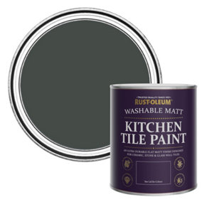 Rust-Oleum After Dinner Matt Kitchen Tile Paint 750ml