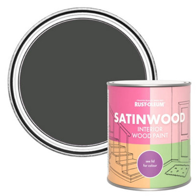 Rust-Oleum After Dinner Satinwood Interior Paint 750ml