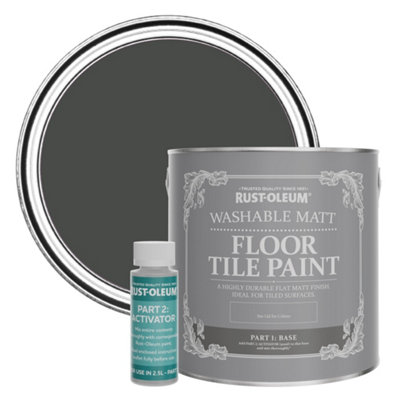 Rust-Oleum After Dinner Washable Matt Floor Tile Paint 2.5L