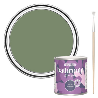 RustOleum All Green Bathroom Grout Paint 250ml DIY at B&Q