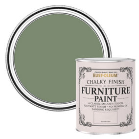 Rust-Oleum All Green Chalky Furniture Paint 750ml