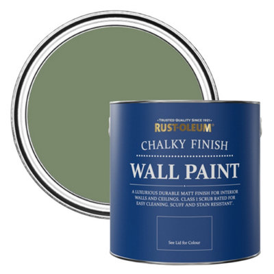 Rust-Oleum All Green Chalky Wall & Ceiling Paint 2.5L