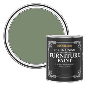 Rust-Oleum All Green Gloss Furniture Paint 750ml