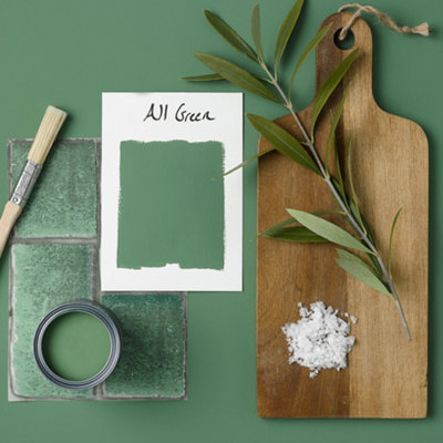 Rust-Oleum All Green Gloss Kitchen Tile Paint 750ml