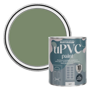 Rust-Oleum All Green Matt UPVC Paint 750ml