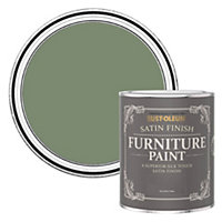 Rust-Oleum All Green Satin Furniture Paint 750ml