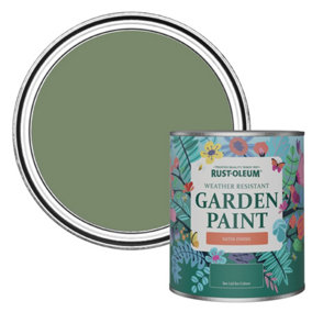 Rust-Oleum All Green Satin Garden Paint 750ml