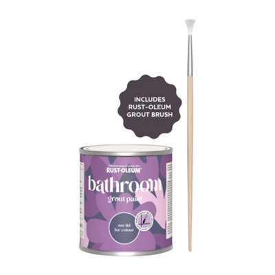 Rust-Oleum Anthracite (RAL 7016) Bathroom Grout Paint 250ml