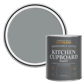 Rust-Oleum Anthracite Satin Kitchen Cupboard Paint 750ml