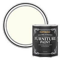 Rust-Oleum Antique White Gloss Furniture Paint 750ml
