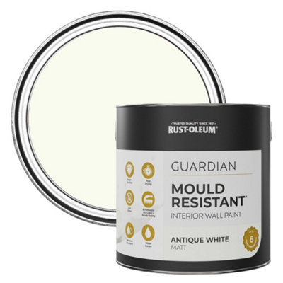 Rust-Oleum Antique White Guardian Mould Resistant Wall Paint 2.5L
