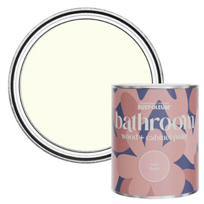 RustOleum Antique White Matt Bathroom Wood & Paint 750ml DIY at B&Q