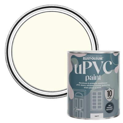 Rust-Oleum Antique White Matt UPVC Paint 750ml