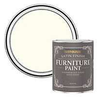 Rust-Oleum Antique White Satin Furniture Paint 750ml