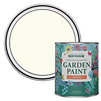 Rust-Oleum Antique White Satin Garden Paint 750ml