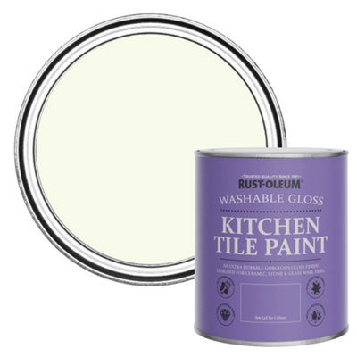 Rust-Oleum Apple Blossom Gloss Kitchen Tile Paint 750ml