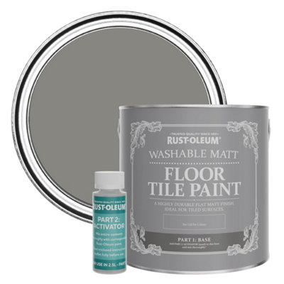 Rust-Oleum Art School Washable Matt Floor Tile Paint 2.5L