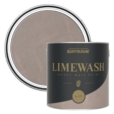 Rust-Oleum Beige Limewash Effect Wall Paint - No.977 2.5L